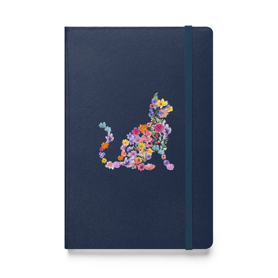 Flower Cat Hardcover Bound Notebook Journal