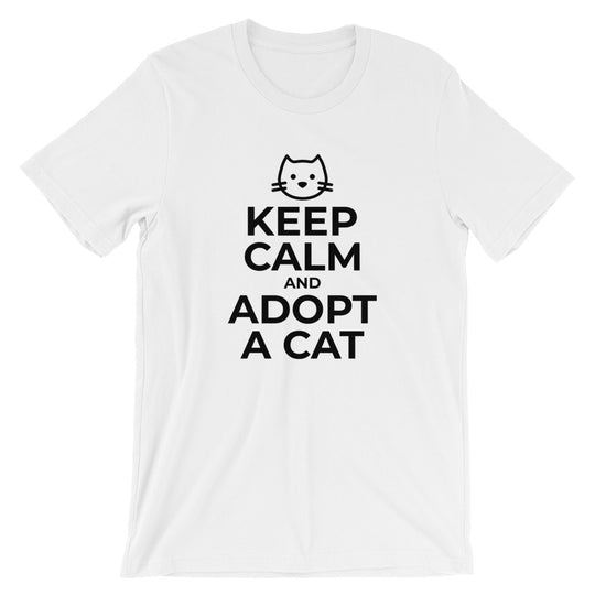 Keep Calm Adopt A Cat T-Shirt