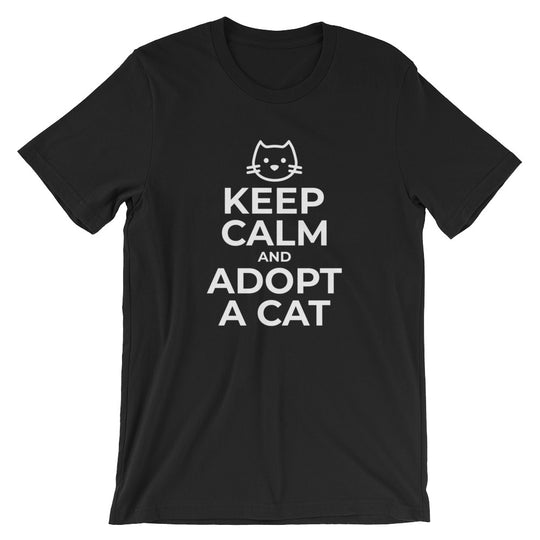 Keep Calm Adopt A Cat T-Shirt