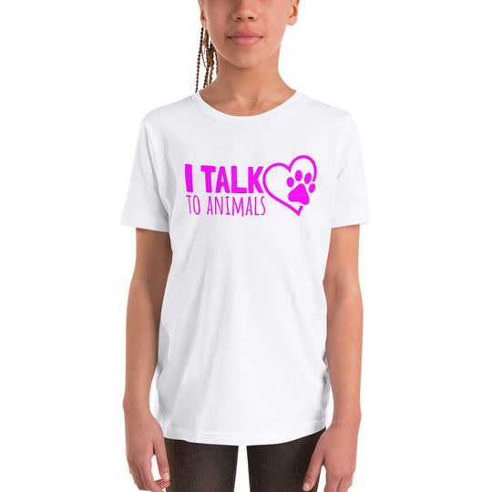 I Talk To Animals - Youth Short Sleeve T-Shirt