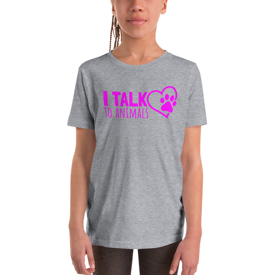 I Talk To Animals - Youth Short Sleeve T-Shirt