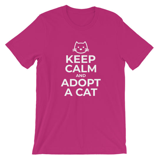 Keep Calm Adopt A Cat T-Shirt
