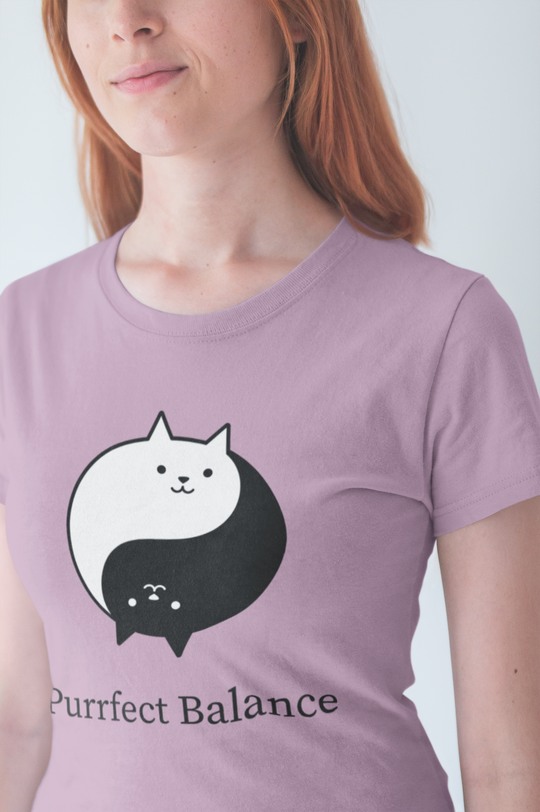 Purrfect Balance Cat T-Shirt