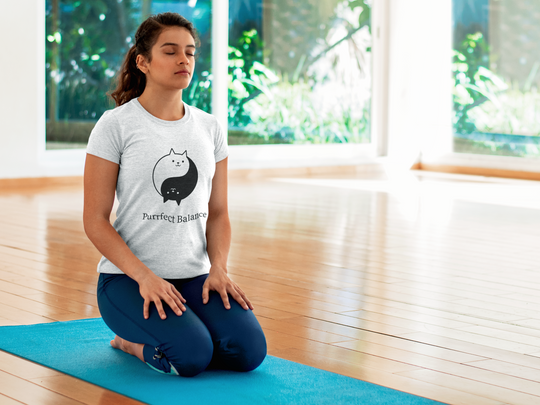 Purrfect Balance Cat T-Shirt