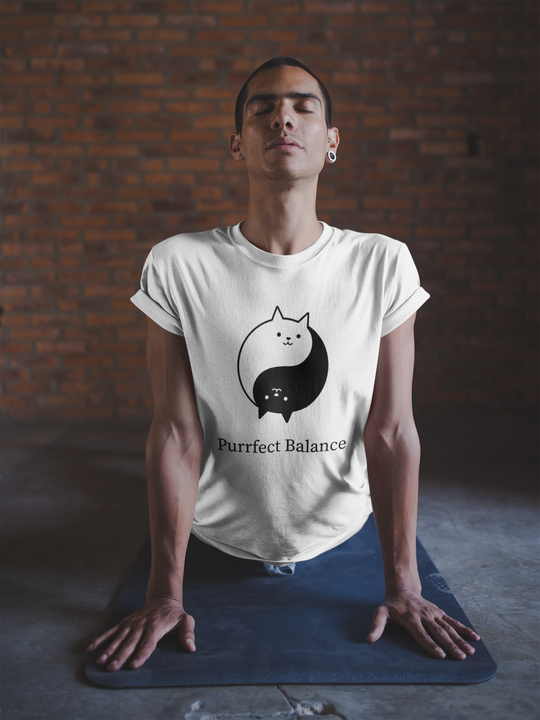 Purrfect Balance Cat T-Shirt