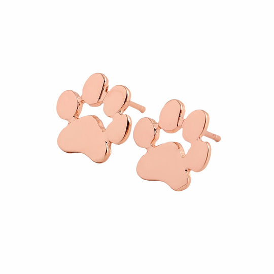 Cute Paw Print Stud Earrings For Cat People
