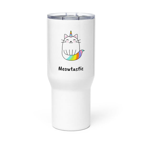 Meowtastic Travel Mug With Handle