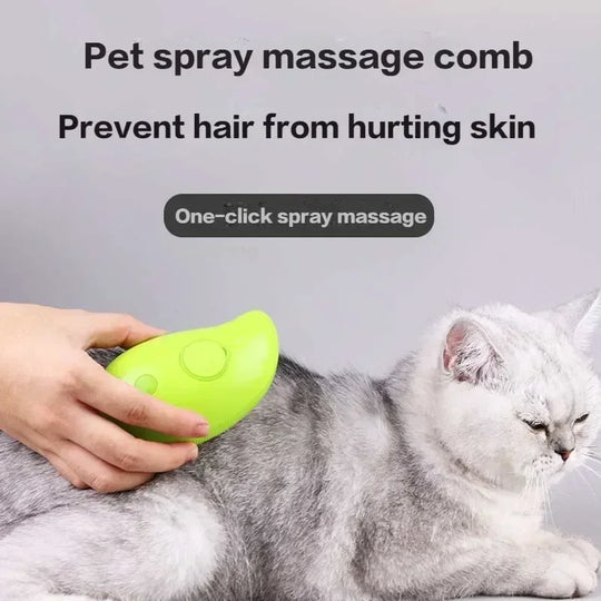 pet spray massage comb