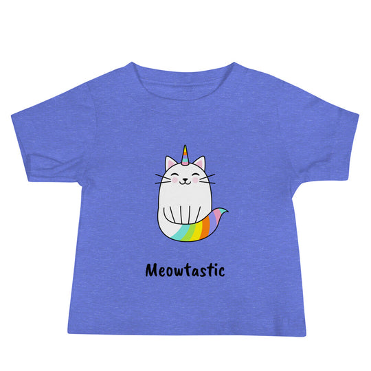 Meowtastic Baby Cat T-Shirt - Rainbow Unicorn Cat T-Shirt