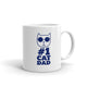 #1 Cat Dad Mug - Printed On Both Sides