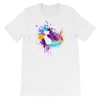 Artsy Cat - Paint Splotch - Heart Tail Cat T-Shirt
