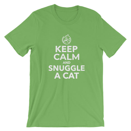 Keep Calm And Snuggle A Cat Short-Sleeve Unisex T-Shirt