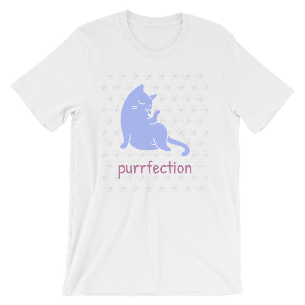 Purrfection Purple Cat T-Shirt