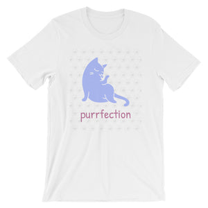Purrfection Purple Cat T-Shirt