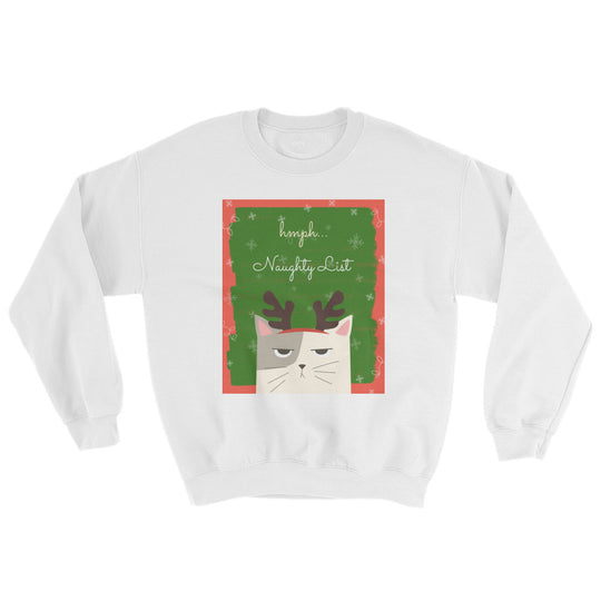 ugly christmas sweater cat sweatshirt