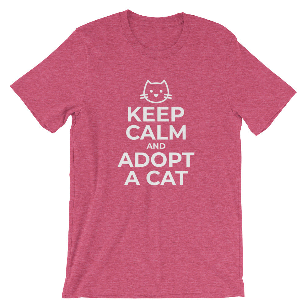 Keep Calm Adopt A Cat T-Shirt