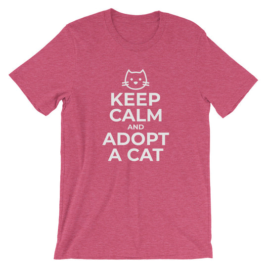 Keep Calm Adopt A Cat T-Shirt