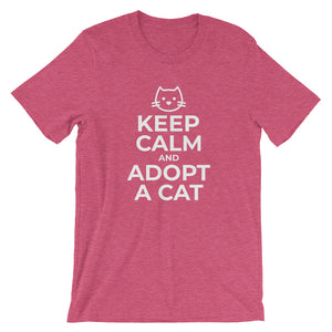 Keep Calm Adopt A Cat T-Shirt