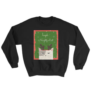 Hmph Naughty List Cat Christmas Sweatshirt