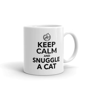 Keep Calm and Snuggle a Cat Mug