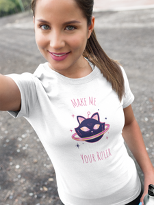 Make Me Your Ruler Women's Cat T-Shirt