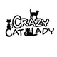 Crazy Cat Lady Vinyl Car Decal Sticker