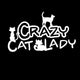 Crazy Cat Lady Vinyl Car Decal Sticker